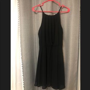 SUPER CUTE black halter dress.
